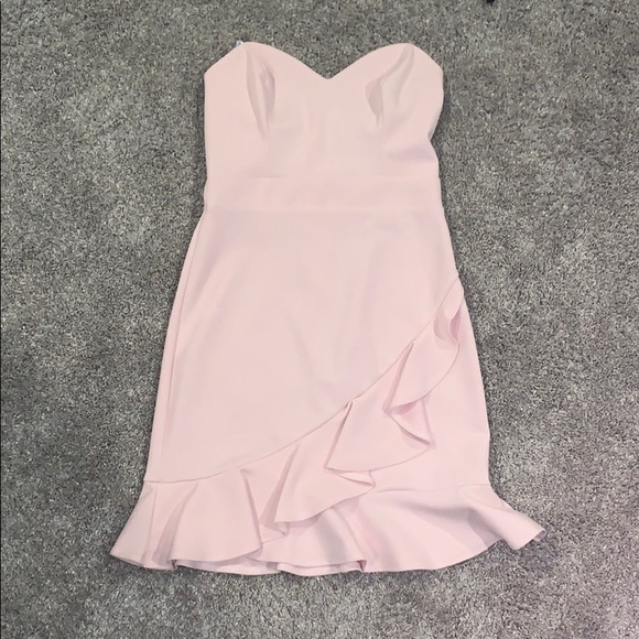 Camille de Vie Strapless pink strapless dress - Picture 1 of 3